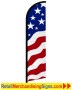 Swooper Feather Flags 11.5' USA NEW GLORY Flag Patriotic (Windless)